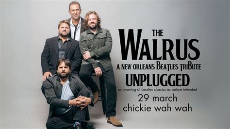 The Walrus Unplugged, Chickie Wah Wah, New Orleans, 29 March 2024 ...