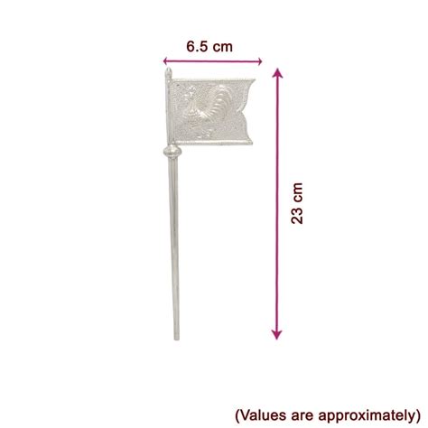 Lord Murugan Seval Kodi Flag - 60g Premium Quality