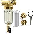 IONIX Spin Down Sediment Filter, Reusable Pre filter for whole house ...