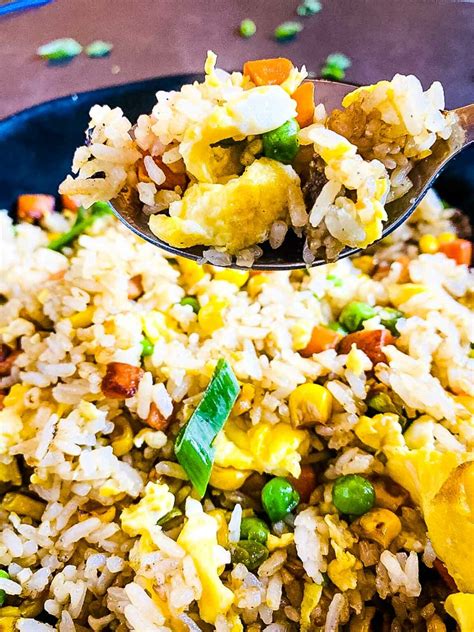 Fried Rice With Frozen Vegetables - Caramel and Spice