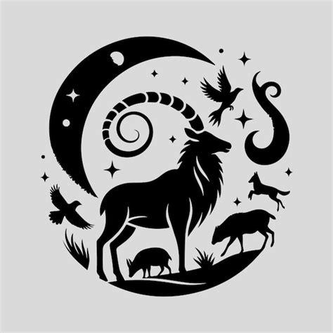 Bold and simple animal silhouettes for artistic direction | Premium AI ...