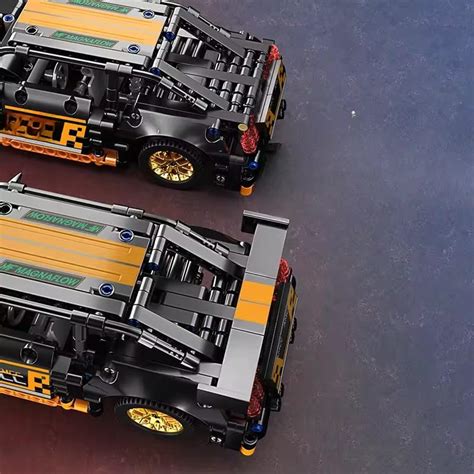 1:18 Scale Pull Back Racing Car Building Block Set – OGscale