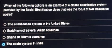 Solved: Which of the following options is an example of a closed ...
