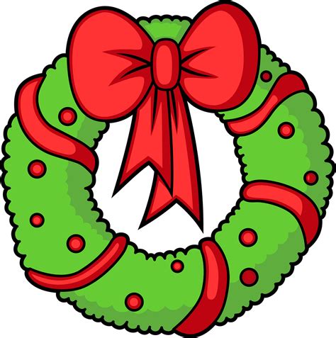 Christmas Wreath Clip Art Animated