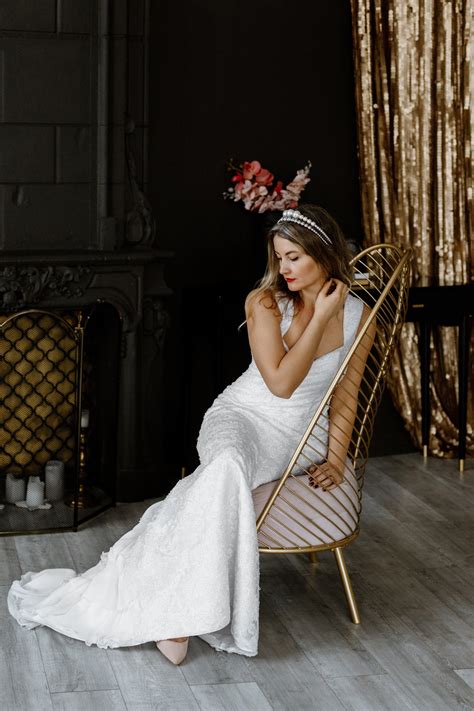 Mermaid Wedding Dress With Long Train / Long Lace Full - Etsy