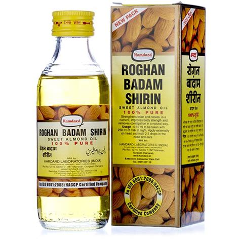 Buy Hamdard Roghan Badam Shirin 25ml at best price – Ayushmedi