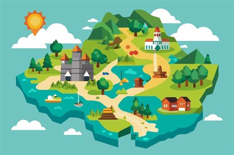 Image result for Village Map 2D Array in Python