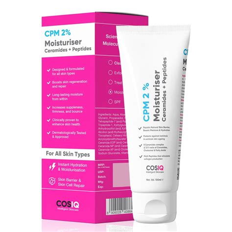 CPM 2% Ceramides & Peptides Moisturizer For All Skin Types | CosIQ