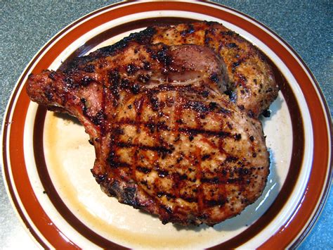 Duck Soup Easy: Grilled Hickory Smoked Rib Eye Pork Chops