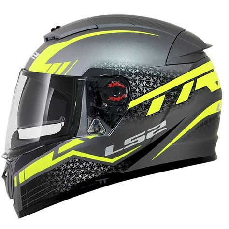 LS2 FF 390 Breaker Split Matt Titanium Hi-Viz Yellow Helmet– Moto Central