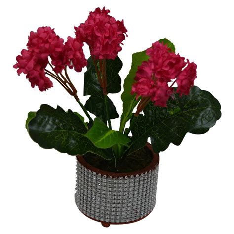 Buy fancymart Desktop Artificial Kali Flower with Round Beads Pot for ...