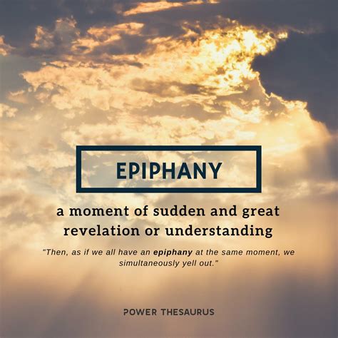 Epiphany Definition
