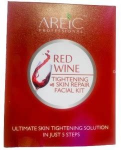 Areic Professional Red Wine Facial Kit - Price in India, Buy Areic ...