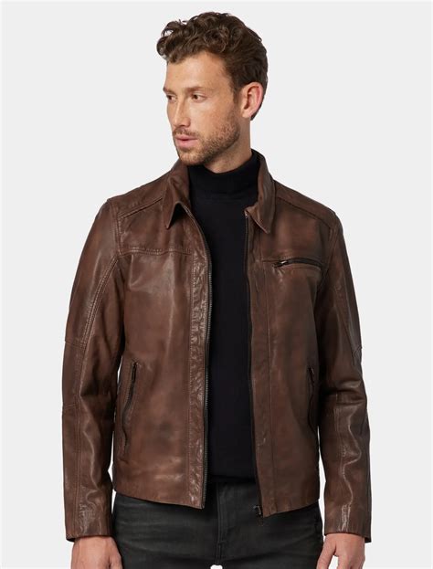 Mens Racer Jacket - Mens Leather Wear
