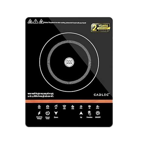 Buy Cadlec CookXpert_5 2000W Induction Cooktop | Feather Touch Control ...