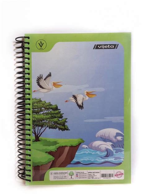 VIJETA Spiral Binding Register Notebook Set of 3 A4 Notebook Single ...