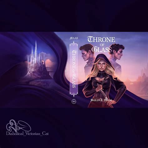 𝓣𝓱𝓻𝓸𝓷𝓮 𝓞𝓯 𝓖𝓵𝓪𝓼𝓼 | Throne of glass, Book cover art design, Throne of ...