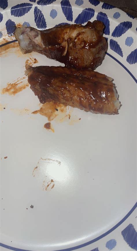 Calorie estimate pls? Baked wing with bbq sauce : r/caloriecount