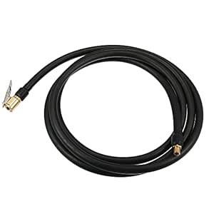 X AUTOHAUX 2m Tire Inflator Extension Hose Chuck Adapter Quick Connect ...