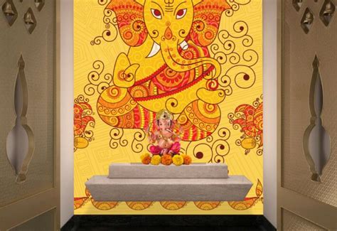 Buy Ganesha Wallpaper for Wall – 3 Year Color Warranty