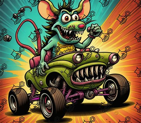 Rat Fink Background