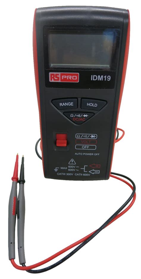 RS PRO | RS PRO IDM19 Handheld Digital Multimeter, 600V ac Max - RS ...