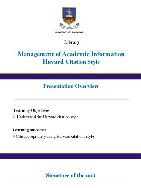 Harvard Citation Style | PDF | Citation | Information Science