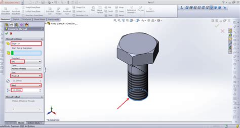 Thread in SolidWorks 的图像结果