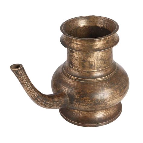 Brass Water Pot with Spout for Decoration