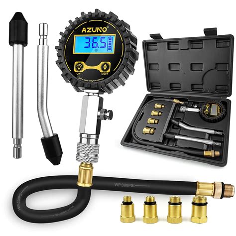 AZUNO Cylinder Compression Tester Update Kit, Digital Compression Gauge ...