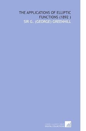 Image result for Elliptic Functions Applications