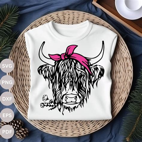 Buy Highland Cow SVG, Cow Svg, Cute Cow Svg, Highland Cow Clipart ...