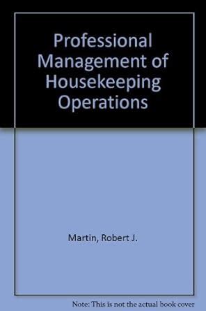 Buy Professional Management of Housekeeping Operations Book Online at ...