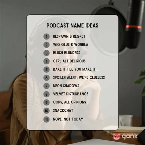 Podcast Name Ideas