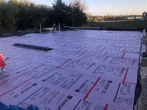 Insulation under slab for radiant floor heat…is uneven surface ...