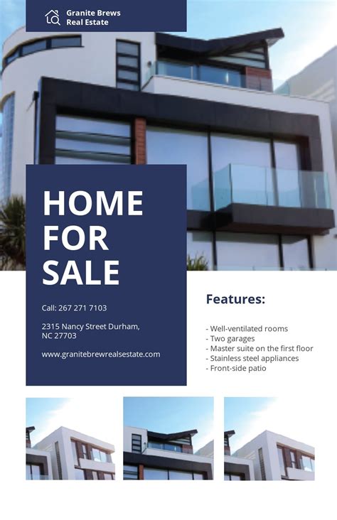 FREE Real Estate Poster Template in Adobe Photoshop (PSD) | Template.net
