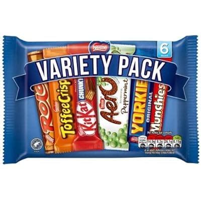 ESSENTIAL PRODUCTS Nestle Mixed Chocolate Bar Multipack Varity Pack ...