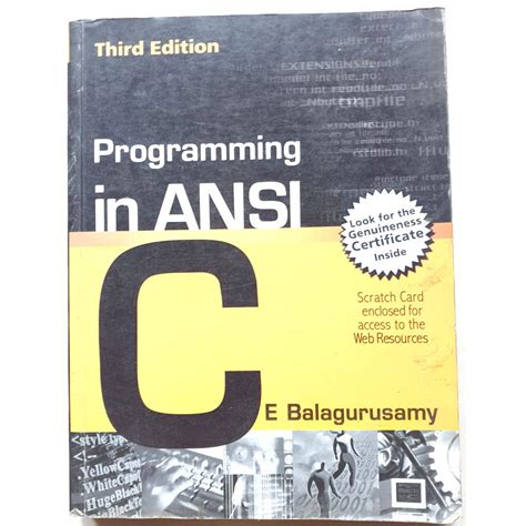Buy Programming In Ansi C, Book Online at Low Prices in India ...