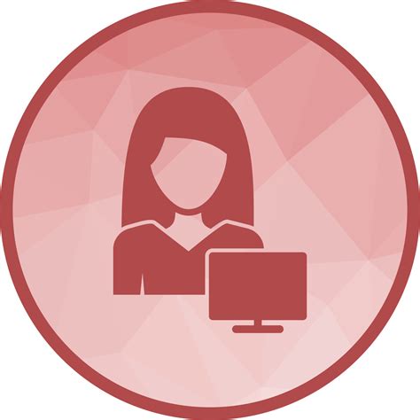 Icon of a Lady Using Computer 的图像结果