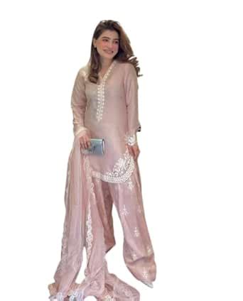 Buy Pristiq Fashion Designer Sharara Suit Set for Women |Embroiderd ...