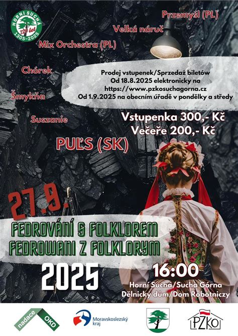 Fedrovani s folklorem, Obec Horní Suchá, Frydek-mistek, 27 September ...