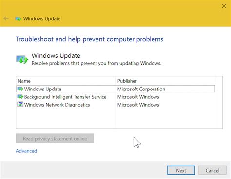 Image result for Windows Update Fix Tool Windows 1.0