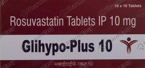 Glihypo Plus 10 MG Tablet (10): Uses, Side Effects, Price & Dosage ...