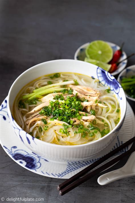 Easy Vietnamese Chicken Noodle Soup Recipe - Giratan
