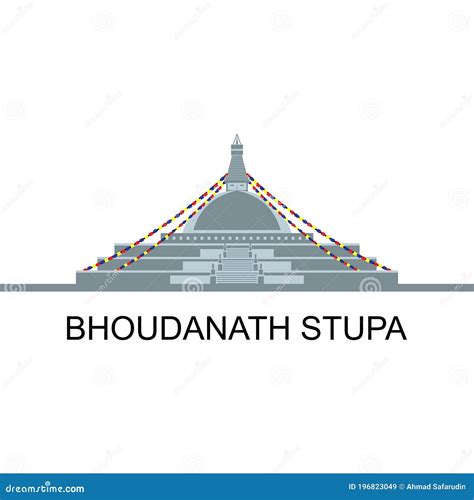 Stupa Boudhanath Di Kathmandu, Nepal. One of the Largest Stupas in the ...
