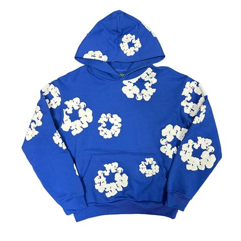 Denim Tears Royal Blue Hoodie - StealthNY