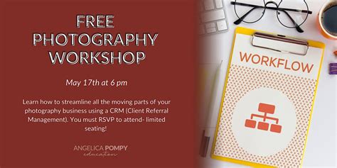 Free Photography Workshop: Streamline your Business using a CRM, Pompy ...