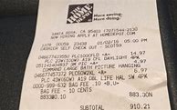 Image result for Home Depot Receipt Codes