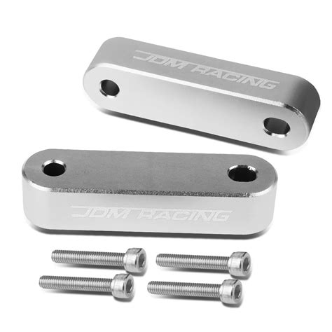 DNA Motoring HSR-ZTL-9040-SL Aluminum Hood Spacer Riser Kit + Bolds ...