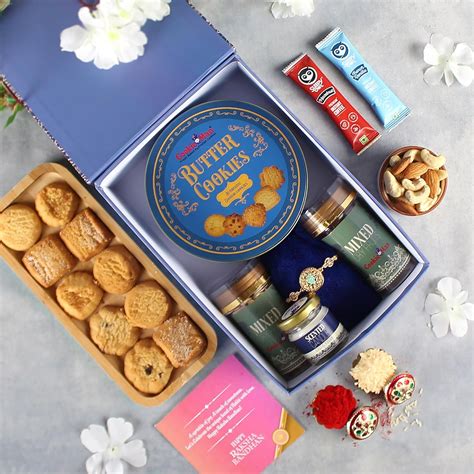 Cookieman Premium Rakhi Gift Hamper for Brother | Rakhi with Danish ...